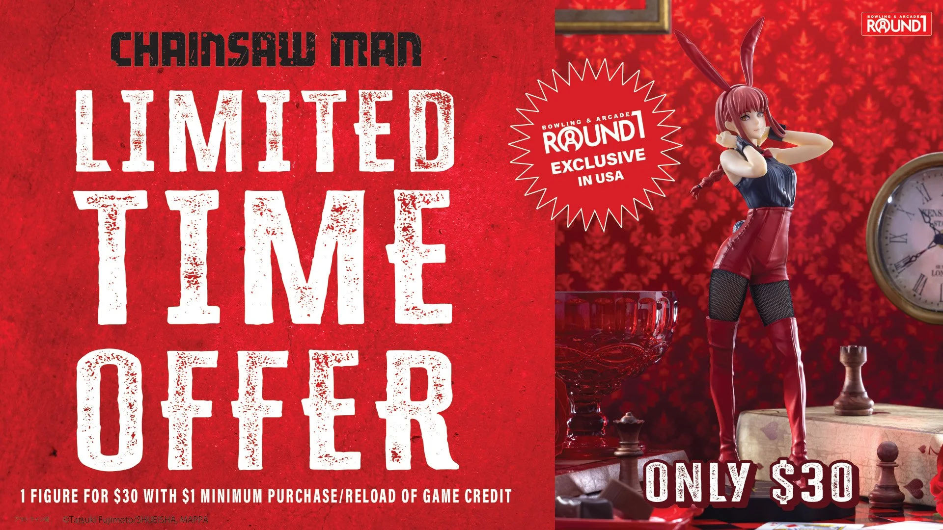 Chainsaw Man at Round1 | Round1 USA